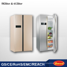 Sided Double Door Refrigerators Side by Side Made in China